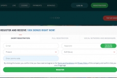22 Bet Casino Registration