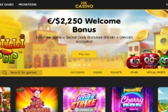 24K Casino Home Screen