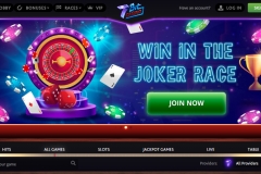 7Bit Casino Welcome Screen