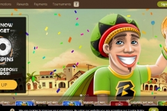 Bob Casino Welcome Screen