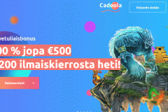 Cadoola Casino Welcome Screen