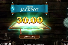 Book of Captain Silver Slot Mini Jackpot
