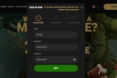 MillionVegas Casino Registration