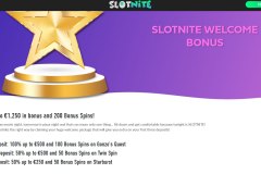 Slotnite Casino Bonuses