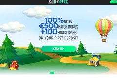 Slotnite Casino Home Page