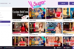 Sugar Casino Live Casino