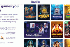 True Flip Casino SLot Games