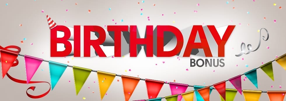 birthday bonus online casino