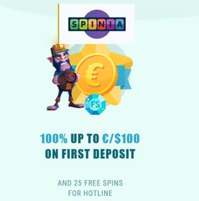 Spinia Casino Bonus