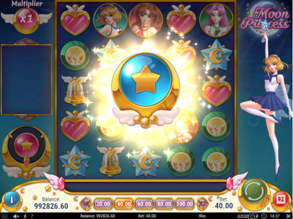 Free spins bonus in Moon Princess slot