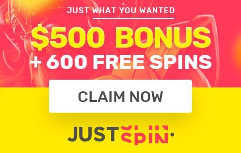 Justspin Casino Welcome Bonus