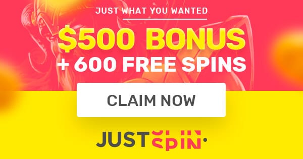 Justspin Casino Welcome Bonus