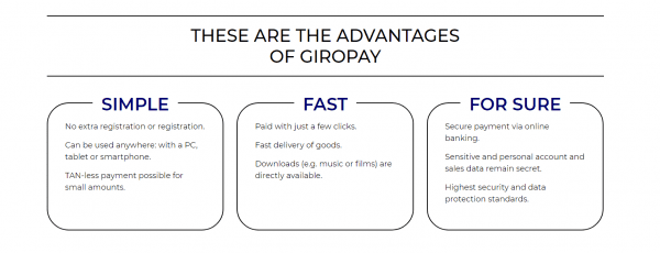 Giropay advantages