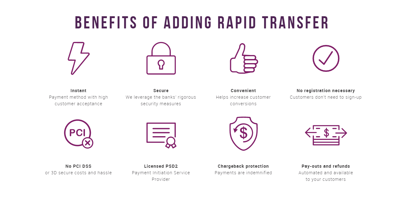 The benefits of using RapidTransfer