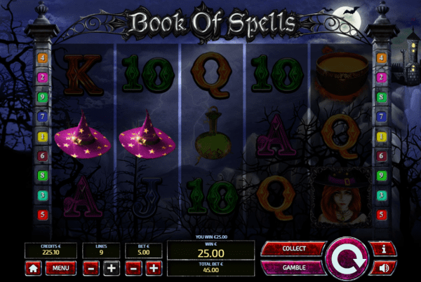 Book of Spells slot is an action-packed game developed by Tom Horn