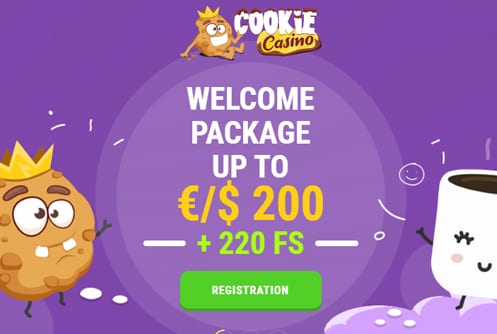 CookieCasino Welcome Package