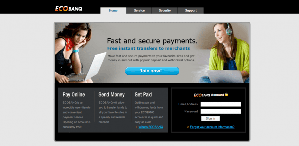 Ecobanq transfers are ideal for online payments