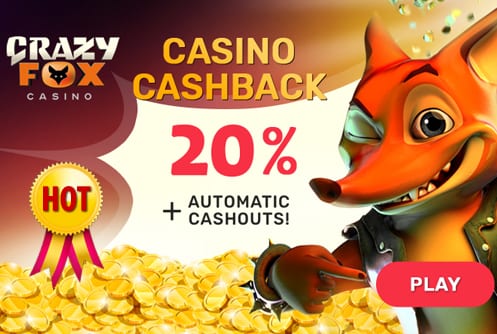 Crazy Fox Casino Cashback
