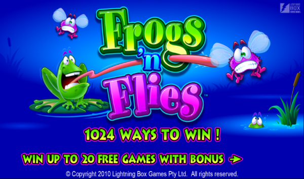 Try Frogs N Flies at any LightningBox casinos