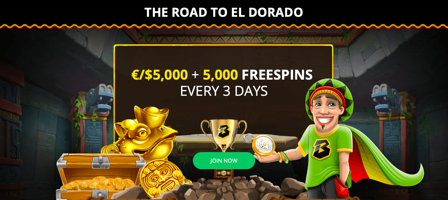 The Road To El Dorado is Waiting For You at Bob Casino