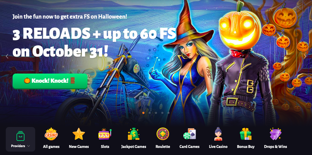 Slothunter Casino Halloween Bonus