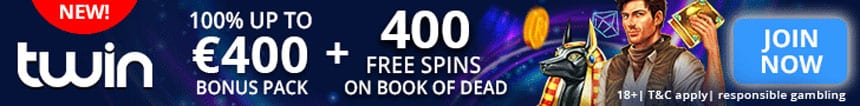 Twin Casino 400 Free Spins
