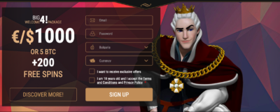 King Billy Casino Registration