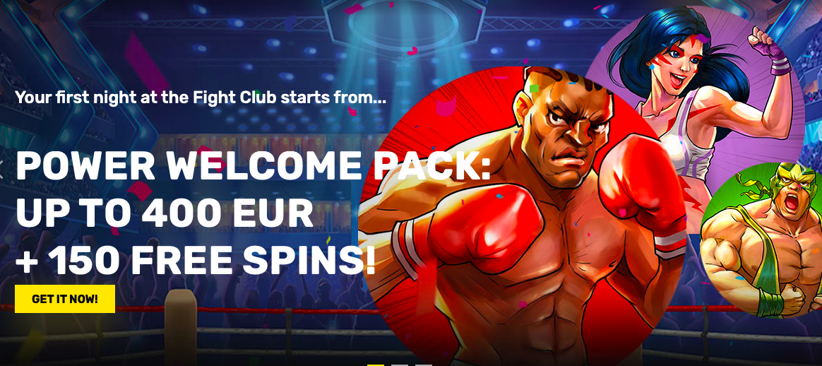 Fight Club Casino Welcome Pack