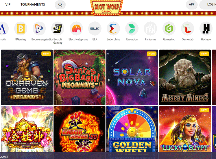 Slot Wolf Casino Games