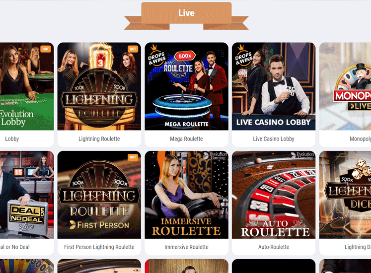 Cookie Casino Live Casino