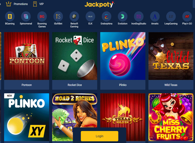 Jackpoty Casino Games