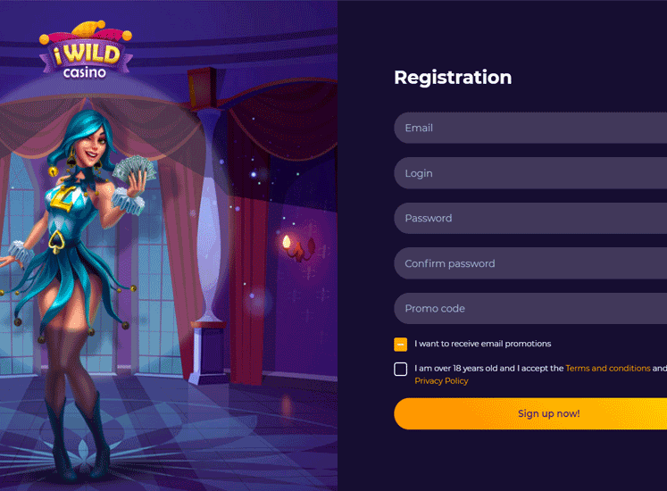 iWild Casino Registration
