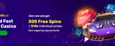 Get Up To 300 Wager-Free Free Spins at Winz.io Casino
