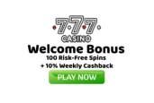 Casino777 Welcome Bonus