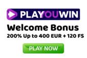 PlaYouWin Casino Welcome Bonus