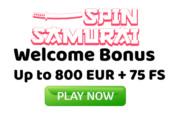 Spin Samurai Casino Welcome Bonus
