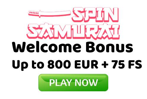 Spin Samurai Casino Welcome Bonus