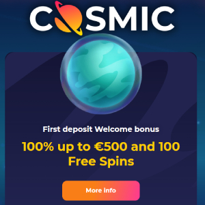 CosmicSlot Casino Bonus