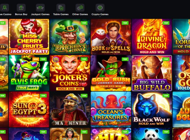 Neospin Casino Slots Section