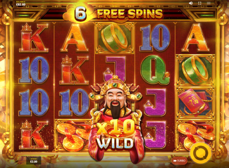 Cai Shen 168 Slot Free Spins Feature