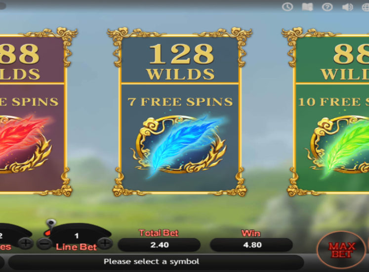 Myth of Phoenix Slot Pick Your Free Spins Feature