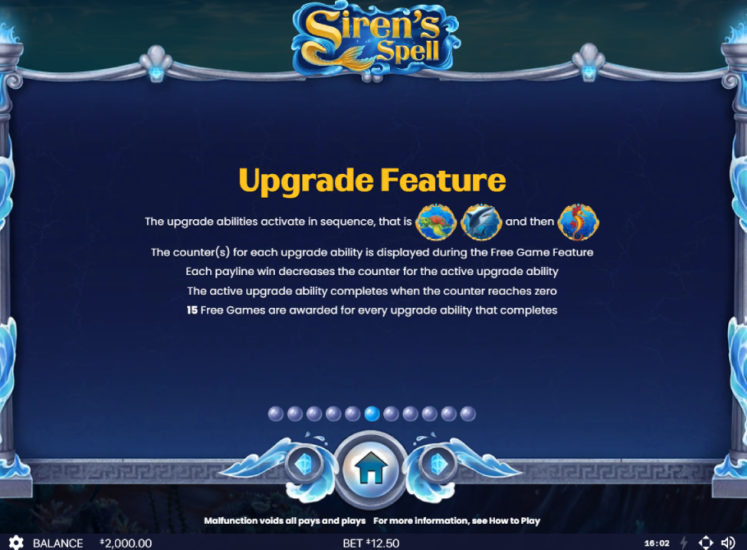Siren's Spell Slot Upgrade Feature