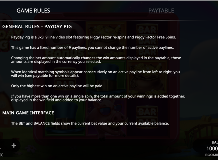 Payday Pig Slot