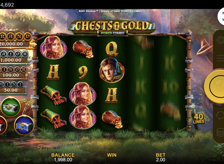 Chests of Gold Power Combo Slot