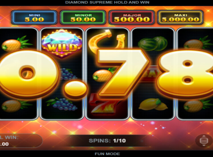 Diamond Supreme Hold and Win Slot Free Spins