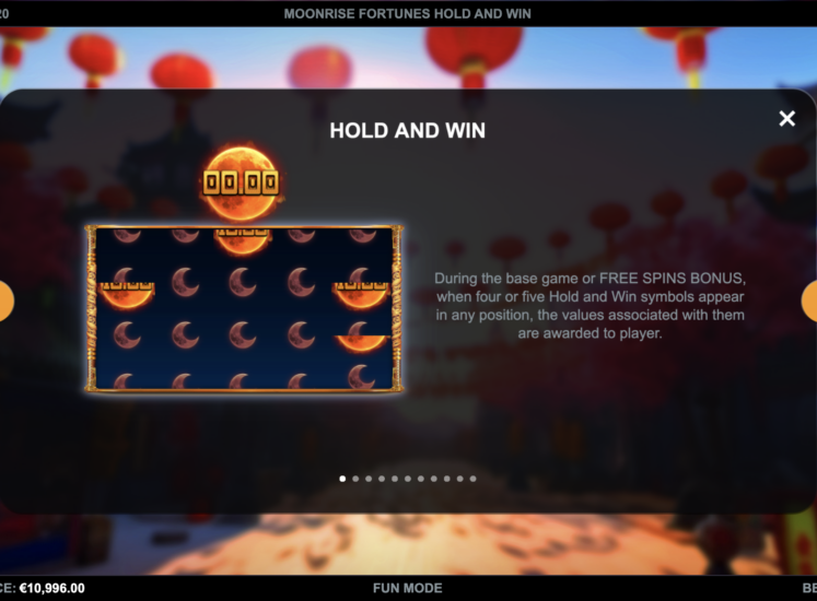 Moonrise Fortunes Hold & Win Slot