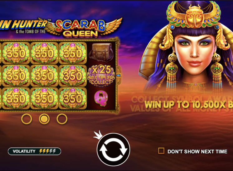 JOHN HUNTER AND THE TOMB OF THE SCARAB QUEEN SLOT
