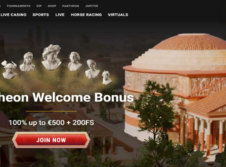 Casinoly Casino Home Page Screen