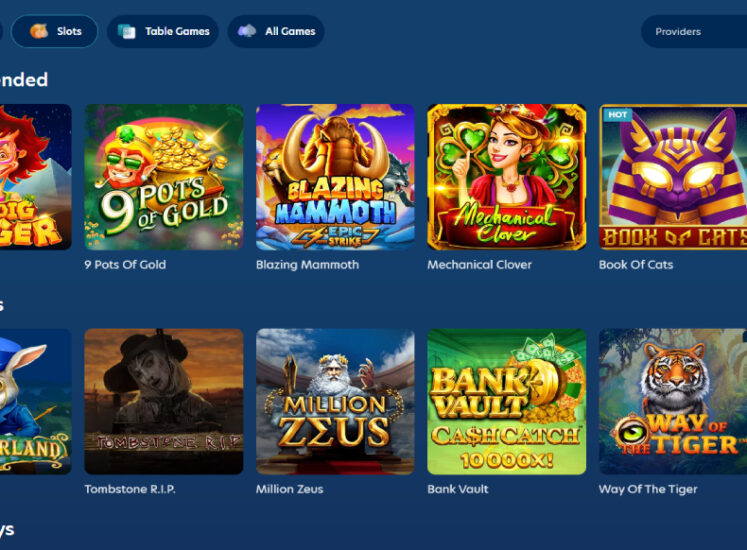 Lucky Dreams Casino Slots Section