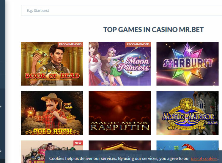 Mr.Bet Casino Games Collection